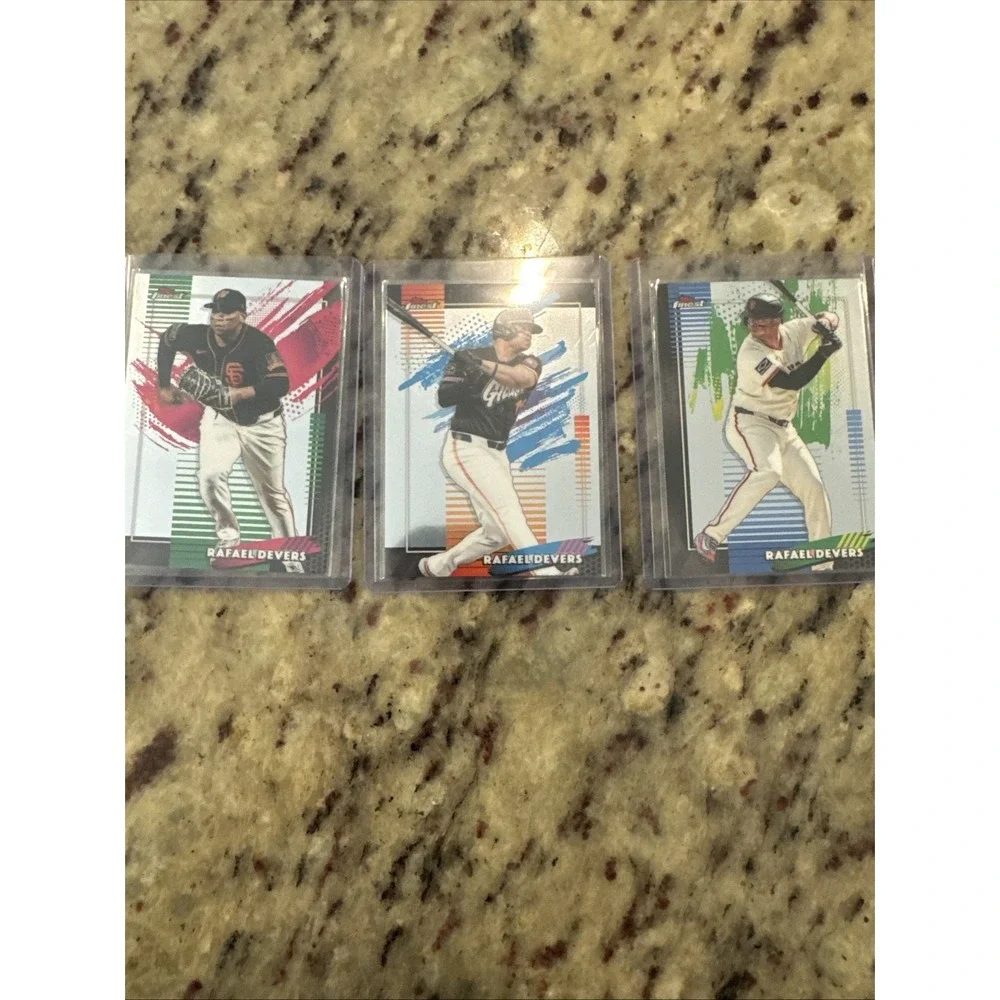 2026 Topps Finest Rafael Devers Card Lot Common Uncommon Rare SFG